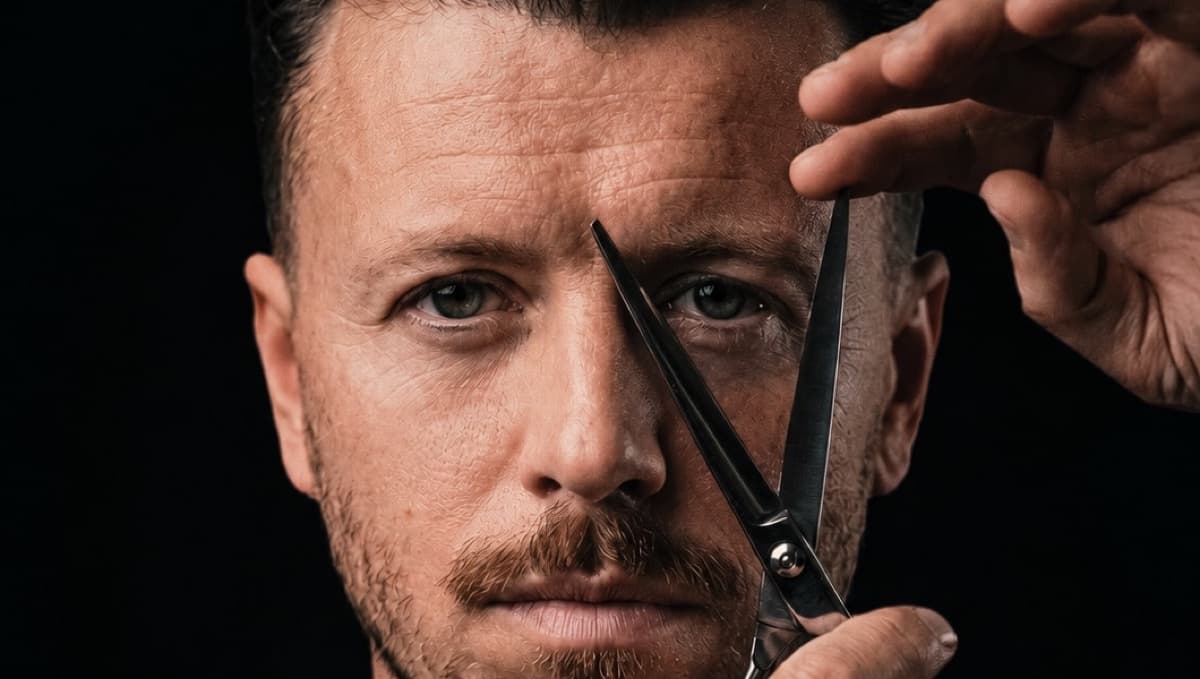 Josh Lamonaca, tesoura na mão